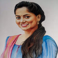 Best anniversary gift for wife - Color Pencil Sketch