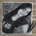Best birthday gift for girl - Pencil sketch