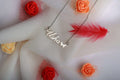 Butterfly Design Customized Name Pendant
