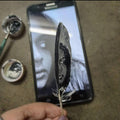 Half Face Feather Painting
