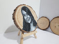 Monochrome Wooden Portrait