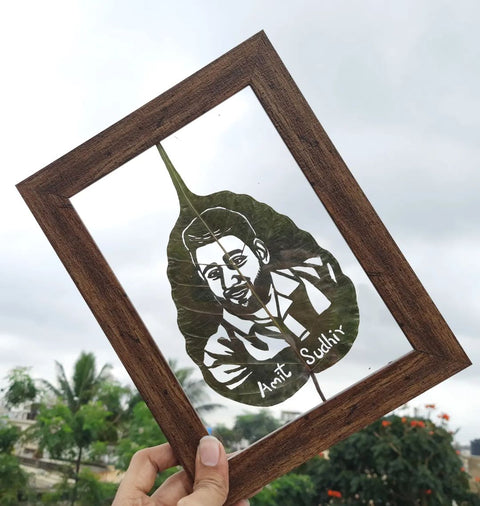 Leaf Art Portrait